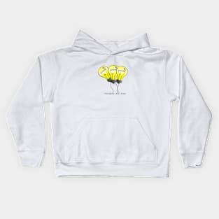 thoughts are free Kids Hoodie